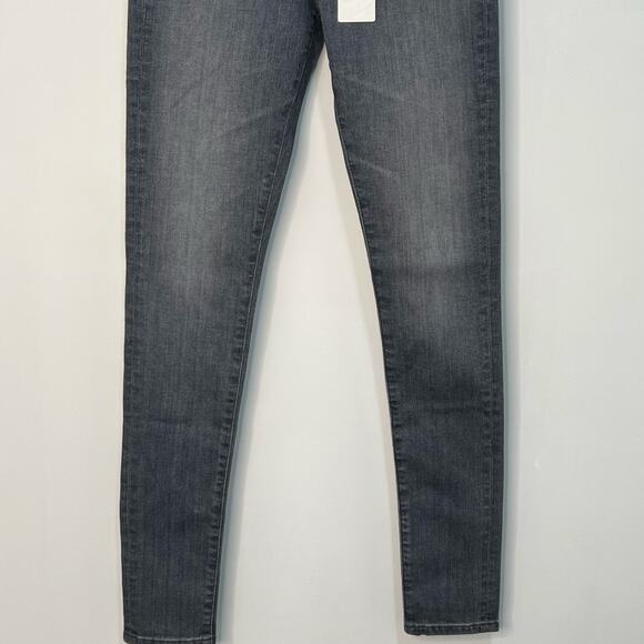 Adriano Goldschmied Farrah HR Skinny Denim Jeans Black Gray Stretch Size 23 NWT - Picture 4 of 14